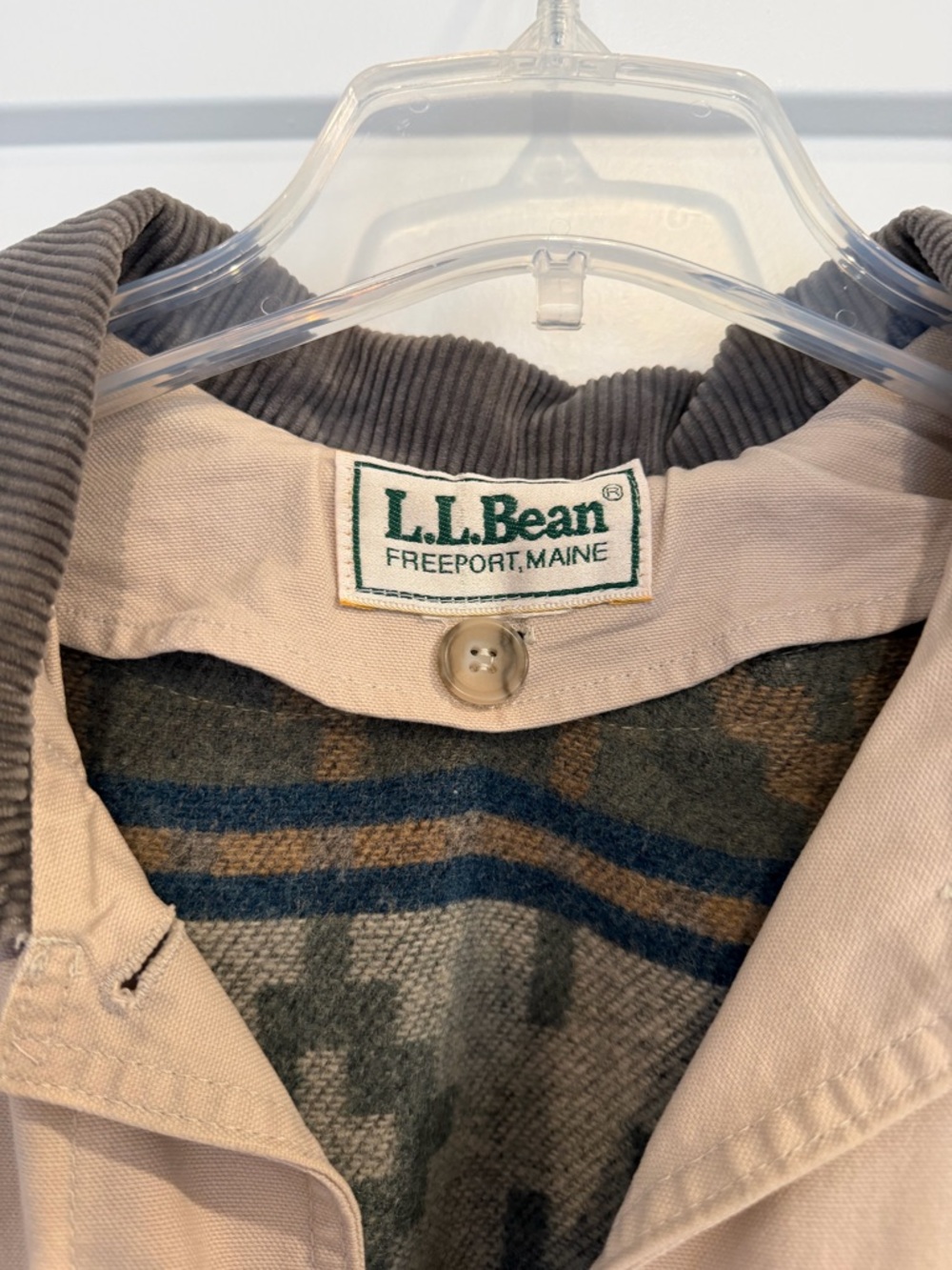 LL Bean Long Barn Coat Vintage Classic Removable Wool Lining Women’s Medium - Picture 6 of 14